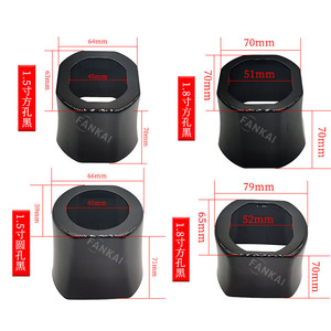 FANKAI Car Headlight Trim Cover 1.5 1.8 Inch Black Plastic Decorative Lens Hood For LED Matrix <b>Projector</b> <b>Light</b> - Product Image 1
