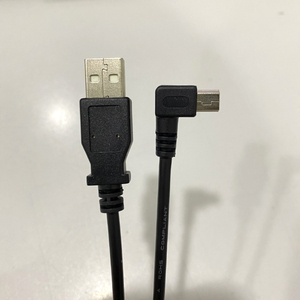 Câble vidéo USB Mini B mâle-mâle 2.0 personnalisé à angle droit 90 degrés, 5 fils, extrémité ouverte, ultra-mince, 28 AWG, PVC, 3,5 m, sans oxygène - Product Image 2