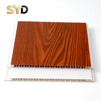 Revestimiento de Pared Interior de PVC Rectangular Artístico Moderno de Alta Calidad, Resistente al Agua y al Fuego, Panel de Techo, Rejilla de Techo para Hospitales y Gimnasios