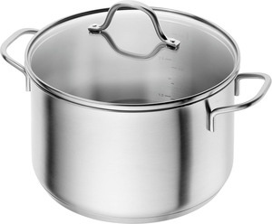 ty-Kitchenware Premium Tri-Ply Stainless Steel Cookware <b>Set</b> with Mirror Polish and Glass Lid - Product Image 2
