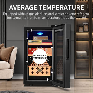 ตู้แช่ซิการ์ไม้ซีดาร์คุณภาพสูง 26C พร้อมไฟ LED ขนาดเล็ก โลโก้สั่งทำได้ - Product Image 2