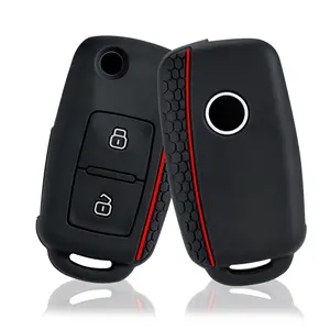 Funda <span class=keywords><strong>de</strong></span> silicona para llave <span class=keywords><strong>de</strong></span> coche, funda para llave <span class=keywords><strong>de</strong></span> VW T5 Polo Passat Volkswagen Golf 4 5 6 Caravelle Skoda Fabia Octavia Ligier JS Seat <span class=keywords><strong>Toledo</strong></span> - Product Image 3