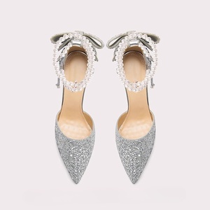 Fairy Wind Sandals 2025 nuevos zapatos de boda de cristal Bao Toe sandalias tacones altos mujer pies gordos zapatos de tacón de aguja de tamaño <span class=keywords><strong>ancho</strong></span> - Product Image 3