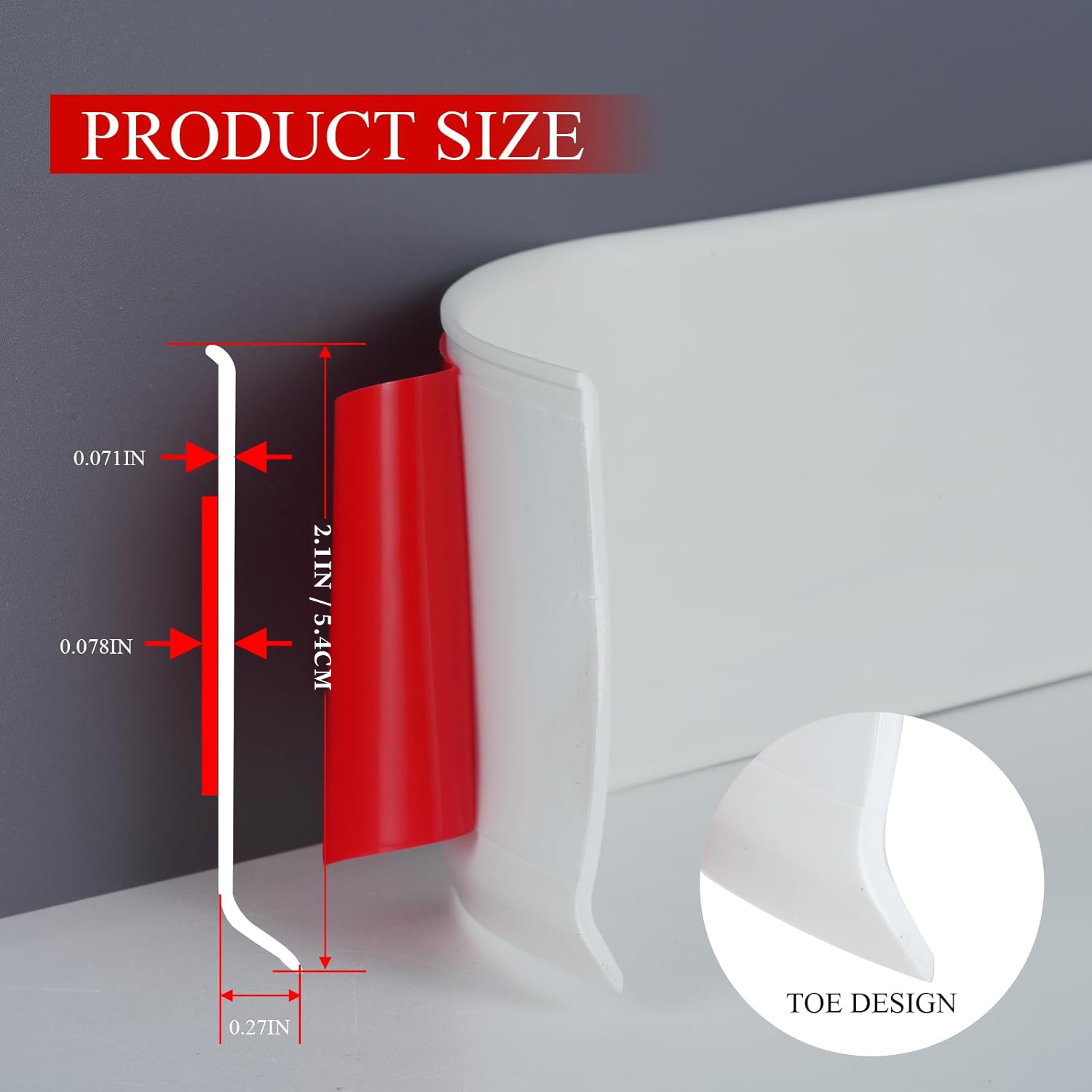 307-White-5.4cm-1m