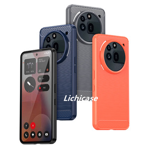 Custodia per telefono <span class=keywords><strong>cellulare</strong></span> in morbida TPU antiurto con lichicasi custodia per telefono 3A Pro in fibra di carbonio - Product Image 3