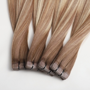 Cao cấp nguyên liệu lớp biểu bì phù hợp Trinh vô hình băng trong phần mở rộng tóc 100 con người tự nhiên Nga tóc balayage Trung Quốc venders - Product Image 5