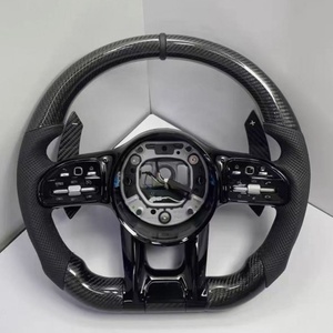 พวงมาลัยคาร์บอนไฟเบอร์สำหรับรถยนต์เมอร์เซเดส เอเอ็มจี จีแอลเอส จีแอลเอ เอส ซี63 ดับเบิลยู205 ดับเบิลยู204 ดับเบิลยู213 ซี63 ซี43 ดับเบิลยู205 ดับเบิลยู167 จีแอลเอ จีแอลซี เอเอ็มจี ปุ่มแบบโอแอลอีดี - Product Image 4
