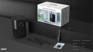 Aao YG483 casa Android 9,0 smart proyector LED full HD 1080P 3D WiFi proyector - Product Image 3