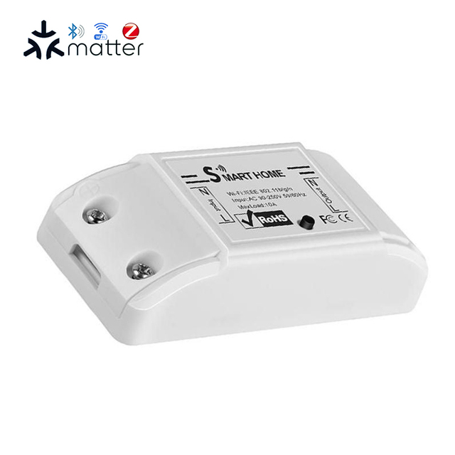 Smart Universal Switch SH-CB-BSD16 Matter Wi-Fi Mesh No Energy Monitor 10A ESP Series Module Firmware Custom Smart Breaker Bar