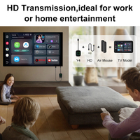 4 32 Carplay Android Auto Box Mini Ai Streaming Video 3 en 1 Watch Netflix YouTube Tiktok para coche 4GB 32GB Netflix Tf Card apple