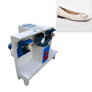 Nueva máquina pulidora de calzado de cabezal único con extractor de polvo de cuero y motor de rueda abrasiva para la industria manufacturera - Product Image 5