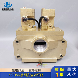 Vannes Solénoïdes Doubles de Sécurité K23JSD L32 L40 L15, 1 Entrée, Gaz/Huile, Température Normale 0.3-0.8MPa, Pour Presses - Product Image 2