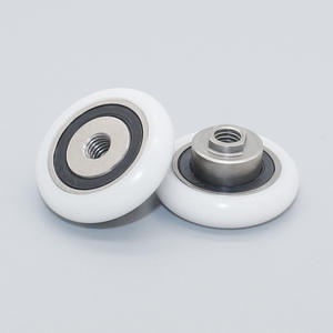 ลูกรอกยางเคลือบ S699RS สำหรับเครื่องจักรอุตสาหกรรม ล้อส่งกำลังสายพานแบน พร้อมเกลียว M5 สำหรับอุปกรณ์ - Product Image 2