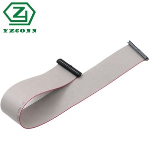 YZCONN Custom Flexibele 1mm 2.54mm Pitch 12-pins 64-pins IDC-connector Grijze Platte Lintkabel Assemblage Dupont Kabel Bedradingssysteem - Product Image 6