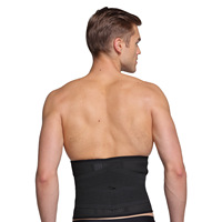 Moldeador de cuerpo ajustable para hombres al por mayor malla transpirable Control de barriga fajas Ejercicio de fitness cinturón de soporte de cintura