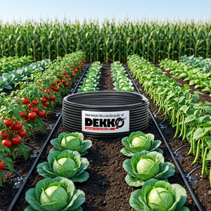 DEKKO - Manguera de Riego por Goteo de HDPE Negro, Redonda, de 20 mm, para Uso Agrícola - Product Image 5