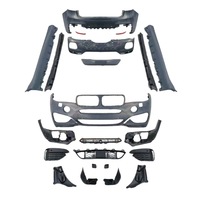 Kit de Carrocería M-Tech de Alta Calidad, Estilo MT, Parachoques Delantero y Trasero, Faldones Laterales para BMW X6 F16 2015-2018