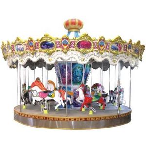 Manège de luxe pour enfants, 16 places, avec chevaux, pour parcs d'attractions extérieurs, à vendre - Product Image 1