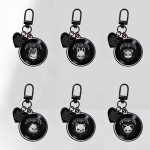 Spot Wholesale Stray Kids Star Men's Group PVC UV Printed <b>Anime</b> Acrylic Key Chain Bag Pendant Periphery - Product Image 1