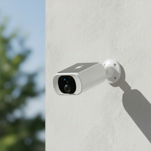 Caméra de sécurité solaire <span class=keywords><strong>ANRAN</strong></span> 3MP CMOS, résolution 2K, WiFi 2,4 GHz, communication bidirectionnelle, vision nocturne couleur, détection de mouvement, IP65 - Product Image 3