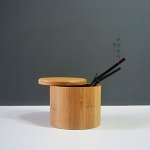 Bamboo <b>Spice</b> <b>Jar</b> With Lid Kitchen Utensil For Seasoning Storage Chongqing Made LYT002 - Product Image 2