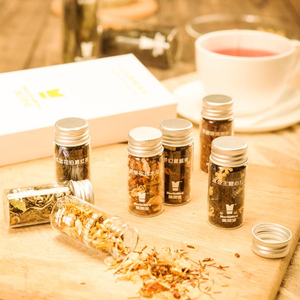 Productos de Té de Marca Privada: Té Chino de Miel, <span class=keywords><strong>Yerba</strong></span> Mate, Rooibos, Mezcla de Darjeeling de Sri Lanka con Envase de Vidrio en Forma de Botella - Product Image 1