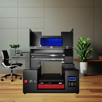 Printer Inkjet UV Flatbed Siman Ukuran A3 Terbaru, Pendingin Udara, Print Head XP600, Ukuran Maksimum 33x60cm, 4800 DPI untuk Tabung Telur