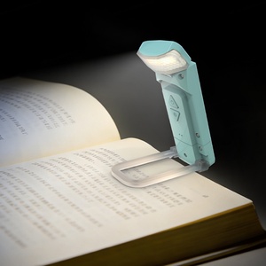 Augenschutz Helligkeit Verstellbare LED-Clip Auf Tragbarem Lesezeichenlicht Im Bettleser Wiederaufladbares USB-Buchleserlicht - Product Image 2