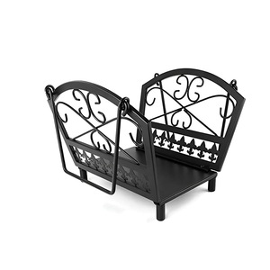 Herramienta <span class=keywords><strong>de</strong></span> chimenea <span class=keywords><strong>de</strong></span> estilo americano, <span class=keywords><strong>de</strong></span> madera <span class=keywords><strong>de</strong></span> Metal estante <span class=keywords><strong>de</strong></span> almacenamiento, estante <span class=keywords><strong>de</strong></span> <span class=keywords><strong>leña</strong></span> para interiores y exteriores, almacenamiento interior - Product Image 2