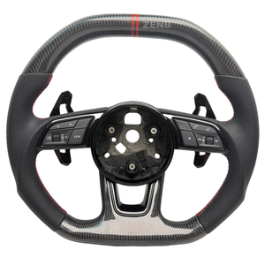 Volante de Fibra de Carbono Forjado Compatible con Audi A4 B9, A5, A3, S4, S5, RS4, RS5 2017-2022 - Product Image 1