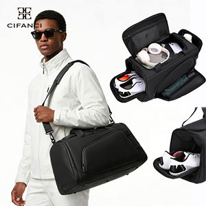 Bolsa de Lona de Viaje para Hombre, a la Moda, Gran Capacidad, Impermeable, para Fin de Semana, Multifuncional para Viajes de Negocios, Gimnasio y Deportes - Product Image 1