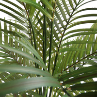 Nouvelle production 2021 : Palmier artificiel tropical de 120 cm en bois véritable, style Hawaï, pour décoration intérieure, vente en gros