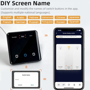 2025 Mới Cho ZigBee Cảm Ứng Thông Minh Bảng Điều Chỉnh 4-Inch Sang Trọng Nhôm 10A Google Trợ Lý Alexa Ứng Dụng Điều Khiển Tự Làm Màn Hình Tên Tương Thích - Product Image 2