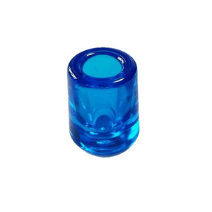 Cendrier rond en verre pour mégots de cigarette, résistant à la chaleur, vert émeraude - Product Image 5