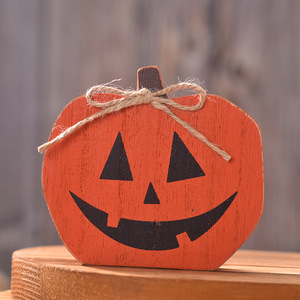 Adornos Decorativos de Madera para Halloween, Calabaza, Murciélago, Sombrero de Bruja, Fantasma, Estilo Dulce, Decoración Interior para el Hogar - Product Image 4