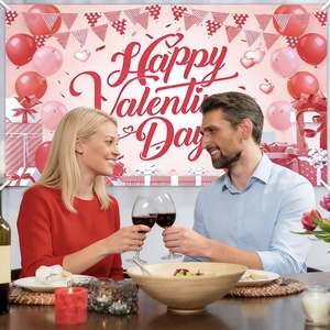 High Quality Custom Affordable Portable Weather Resistant UV Printing Vinyl <b>Banner</b> for Valentine's Day Outdoor/Indoor Display - Product Image 1
