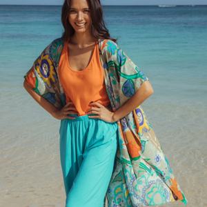 Wholesale High Quality Summer Casual Floral Hawaiian Beach Cover up Womens Hawaiian Shirt <b>Dress</b> - Product Image 4