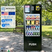 Distributeur automatique multifonctionnel RUNYANG avec écran tactile, lecteur de cartes, en acier galvanisé et gestion cloud pour aliments