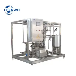 1000 litre Uht plaka tipi meyve suyu pastörizatörü fiyat süt pastörizörü makinesi