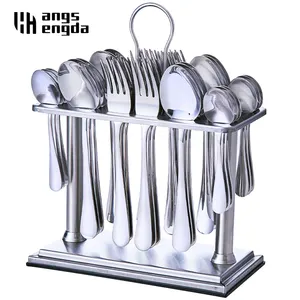 Luxury Silverware Gift Box 36 Pieces Stainless Steel Cutlery Set For wedding Flatware Set