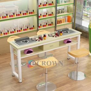 Customize New Workstation showcase Nails Cabinet <strong>Led</strong> <strong>Light</strong> showcase <strong>Display</strong> showcase Door Cabinet Kiosk OEM - Product Image 6