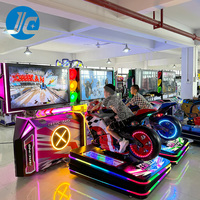 Simulateur de course de moto électrique à monnayeur, machine de jeu d'arcade avec garantie d'un an et prise en charge de la langue anglaise