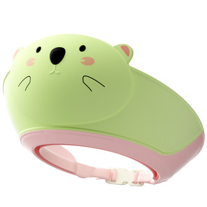 Casquette de bain pour bébé October Crystal, bleue, motif dessin animé, en TPE, 6 mois à 3 ans, protection imperméable des oreilles - Product Image 5