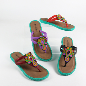 Tongs personnalisées avec logo pour femmes, en PVC, durables, sandales de plage d'été, <span class=keywords><strong>prix</strong></span> d'usine, vente en gros, <span class=keywords><strong>prix</strong></span> bas - Product Image 1