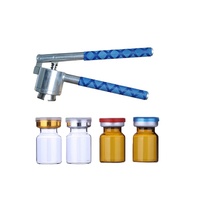 Outil de sertissage manuel pour flacon de parfum en verre en acier inoxydable de 13 15 20 mm, outil de scellement de bouchon à main