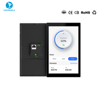 YC-SM08D Panneau tactile intelligent mural 8 pouces en plastique RK3566 Android/Debian 2 Go + 16 Go POE RJ45 RS485 BLE5.2
