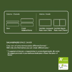 IMPILO 1 SABORE - CONTENITORE PER GELATO CON COPERCHIO RICICLABILE - Product Image 2
