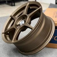 Rines de Aleación Ligera Bronzo Flow Formed 15x7 4x100 Personalizados para Honda Civic EK EG Fit JDM Performance