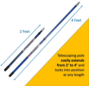 Pôle <span class=keywords><strong>télescopique</strong></span> Sanfine <span class=keywords><strong>pour</strong></span> le nettoyage des fenêtres et des gouttières, outils de <span class=keywords><strong>peinture</strong></span>, <span class=keywords><strong>rouleau</strong></span> à <span class=keywords><strong>peinture</strong></span>, rallonge de pôle, pôle de peintre - Product Image 6