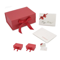 Boîte cadeau rigide recyclable avec gaufrage, cadre photo personnalisé et emballage de bougie, sangle en ruban réutilisable